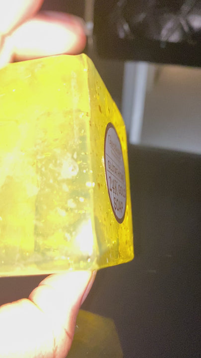 Savon glow Or 24k 